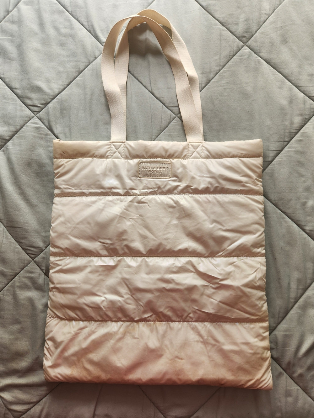 Bath & Body Works Washed-off Iridescent Tote